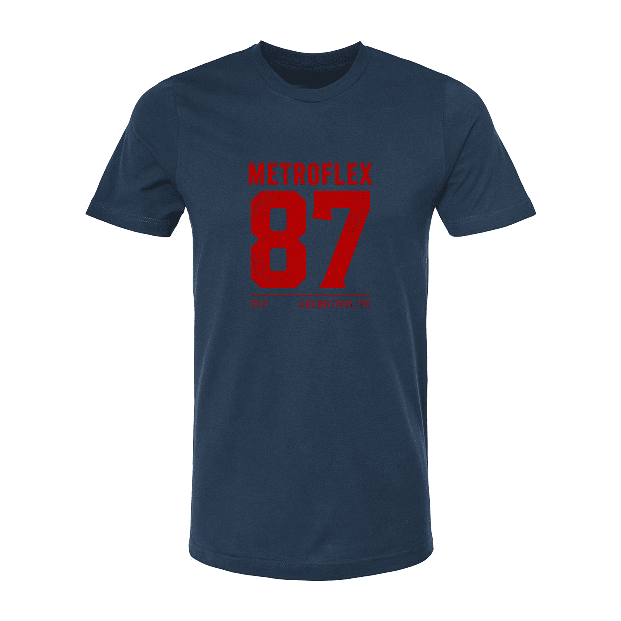 87 Series Tee · Navy/Red