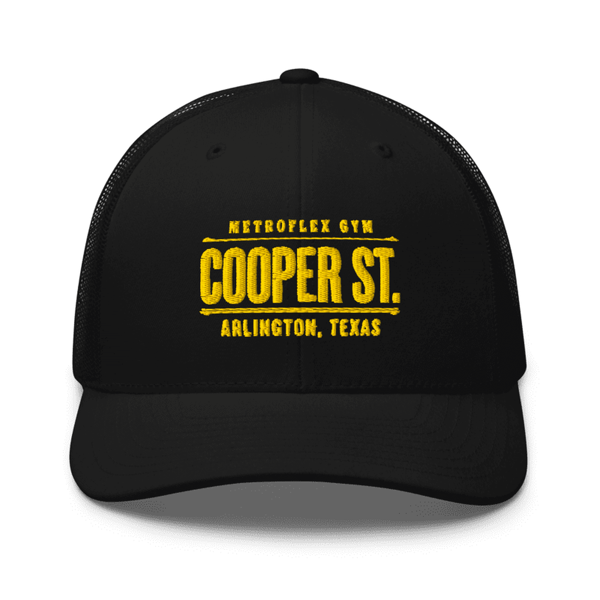 Cooper Street Trucker Cap · Black/Gold