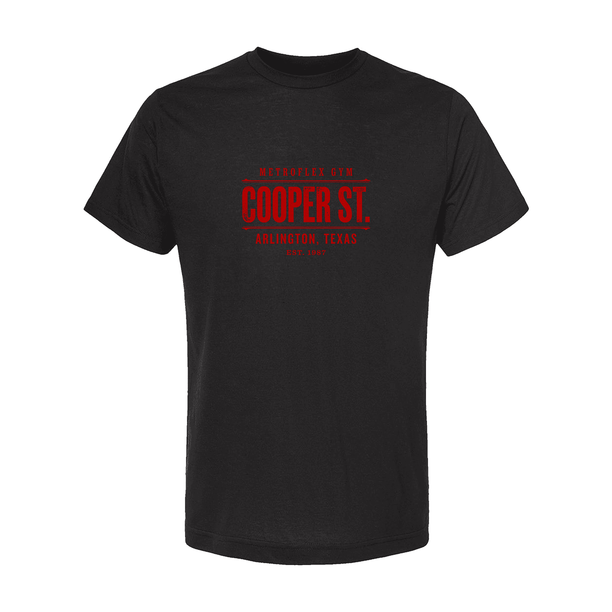 Cooper Street Tee · Black/Red