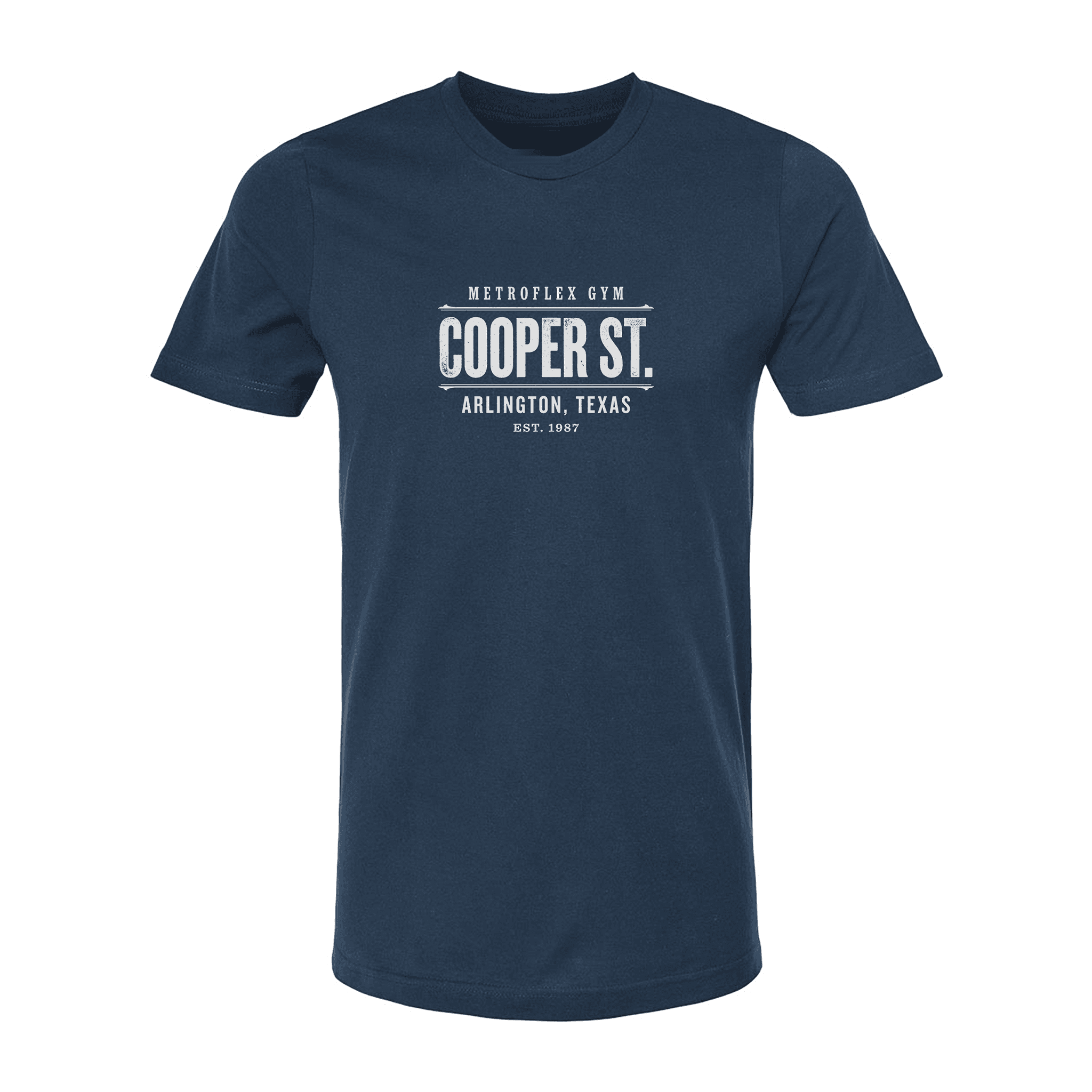 Cooper Street Tee · Navy/White