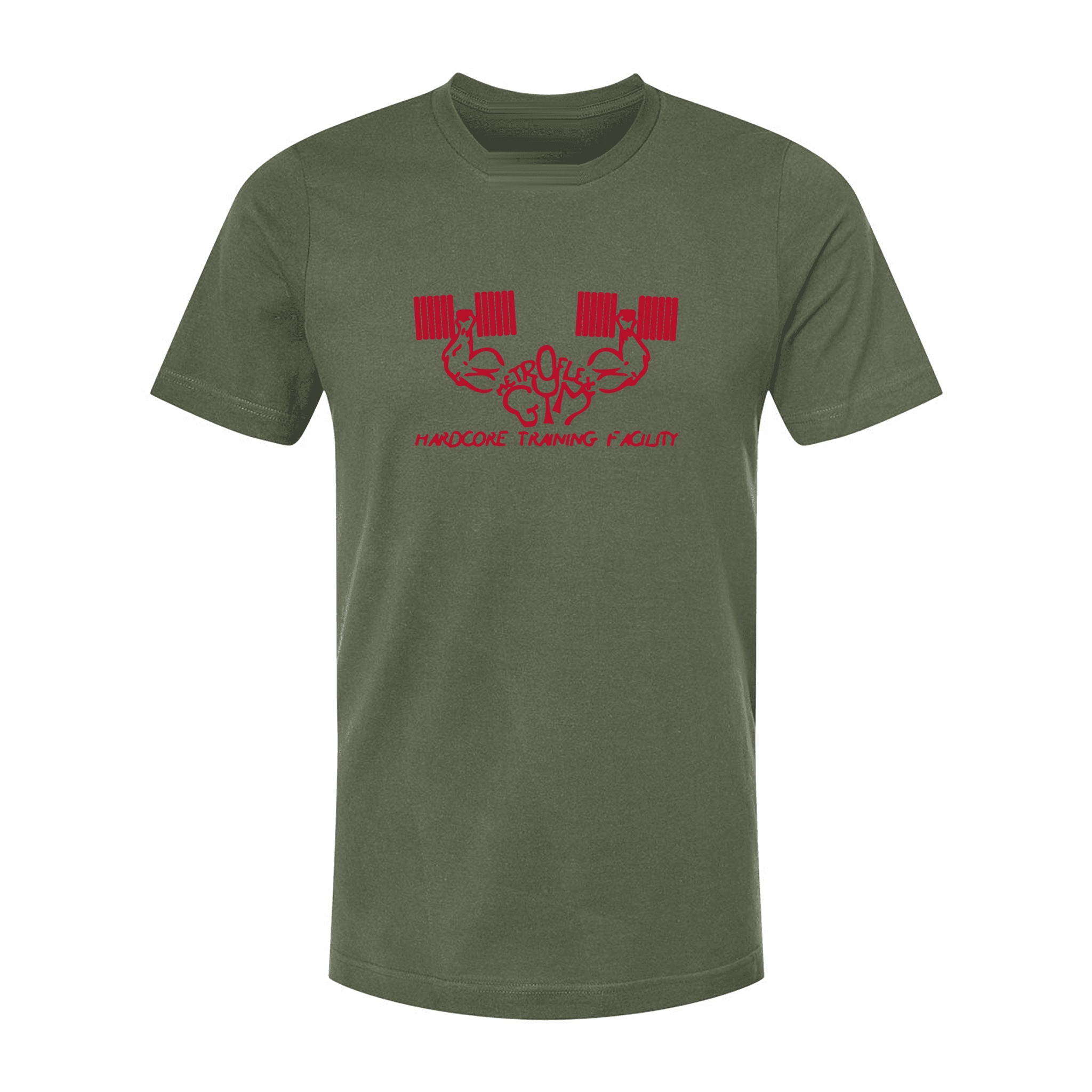 Original Logo Tee · Military Green/Red