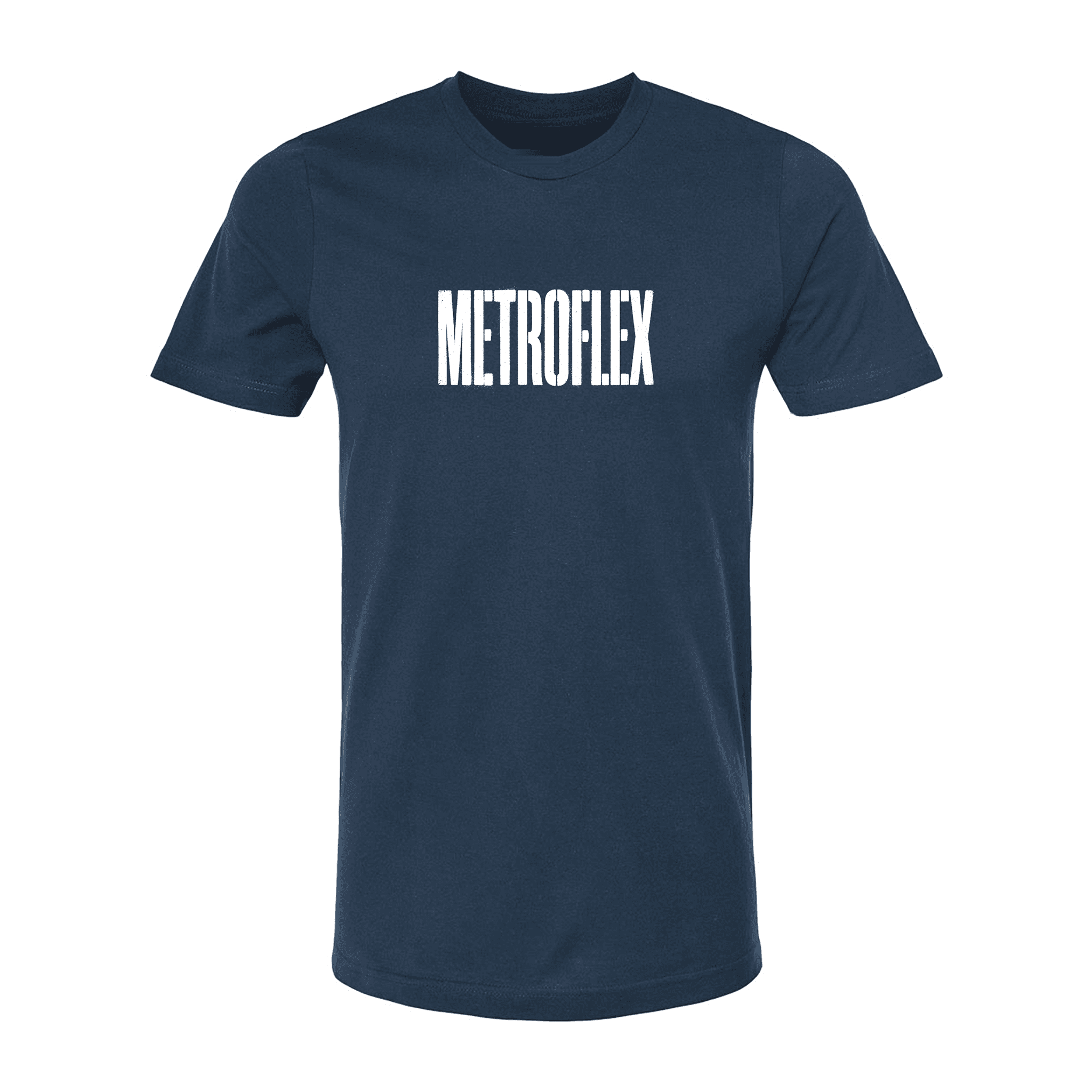 Stencil Tee · Navy/White