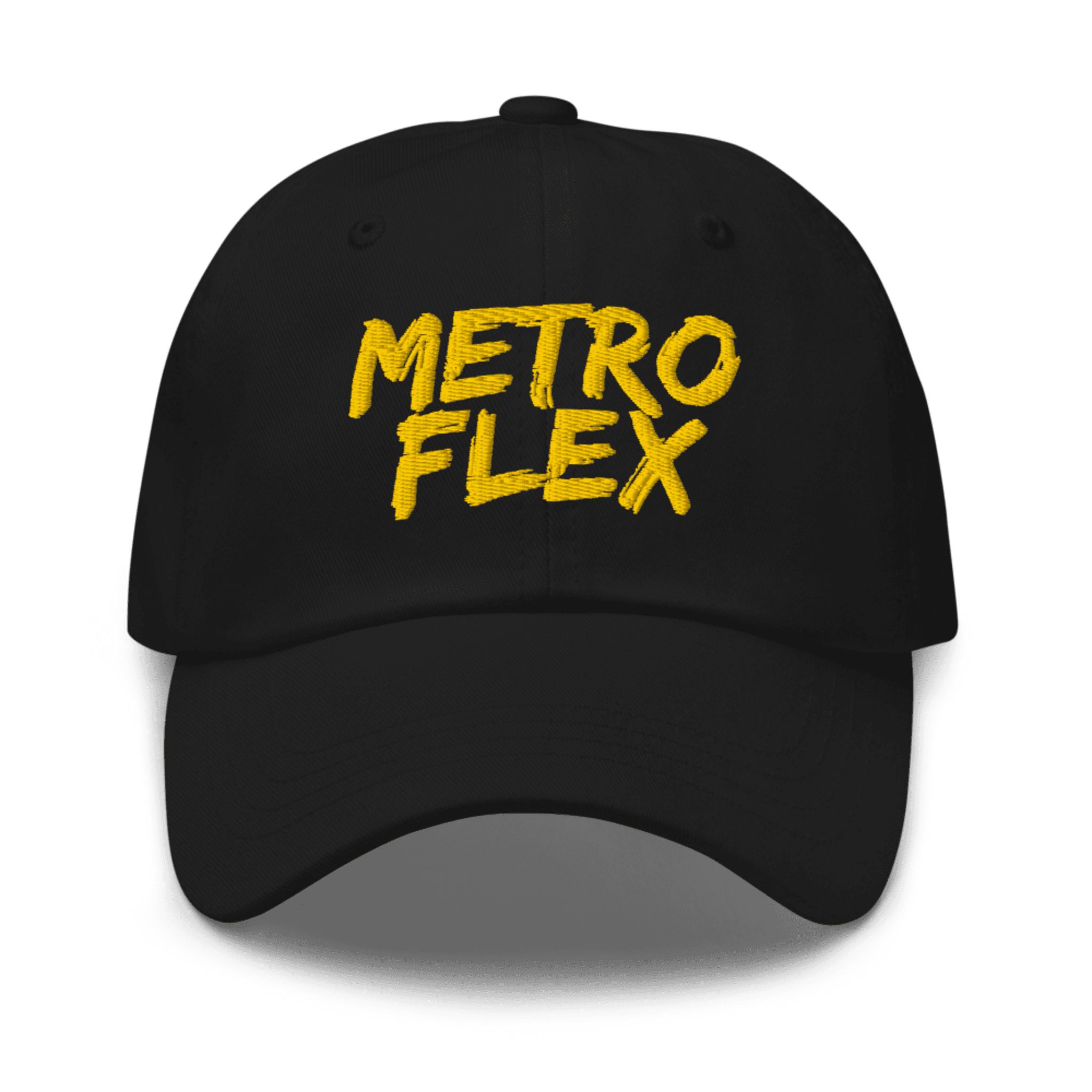 MetroFlex Dad Cap · Black/Gold