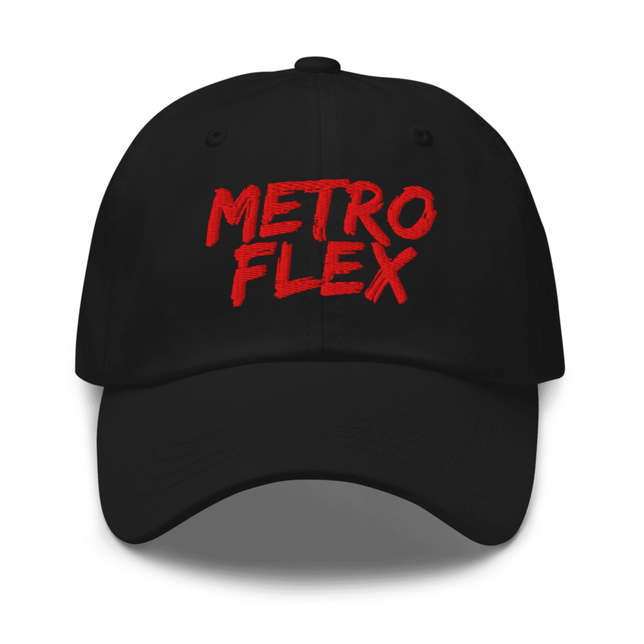 MetroFlex Dad Cap · Black/Red