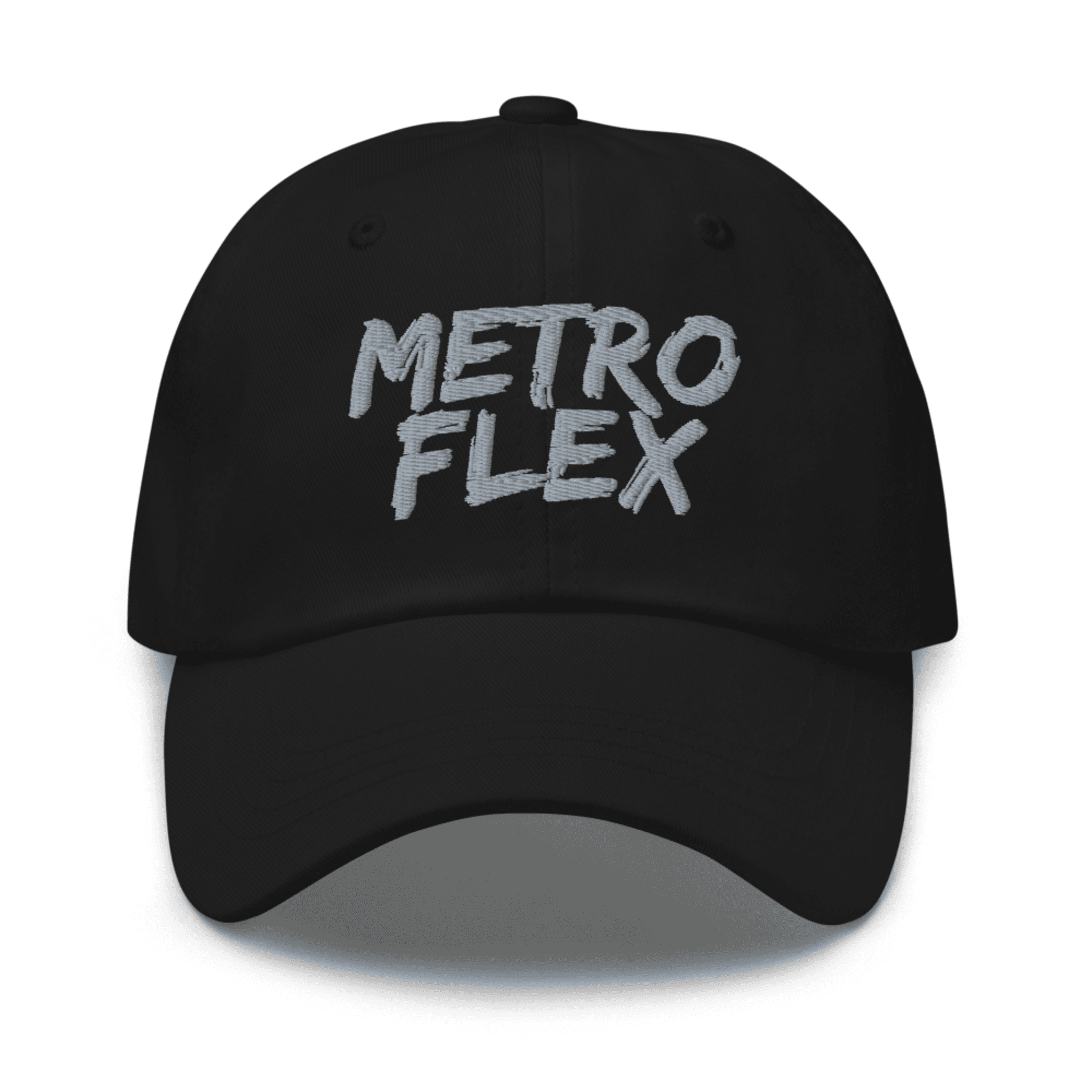 MetroFlex Dad Cap · Black/Steel