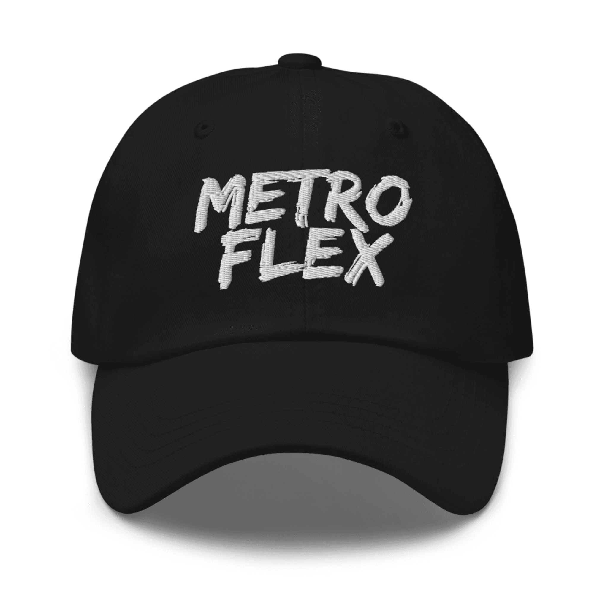 MetroFlex Dad Cap · Black/White
