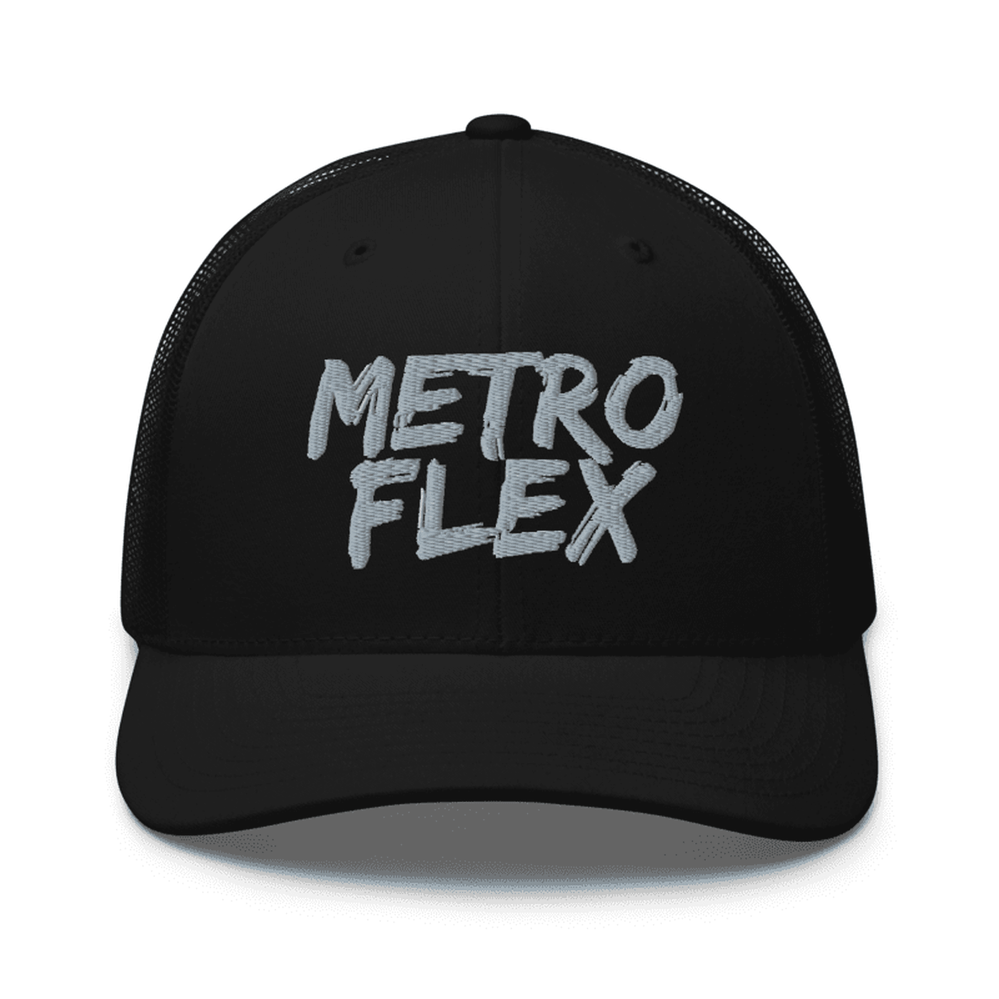 MetroFlex Trucker Cap · Black/Steel