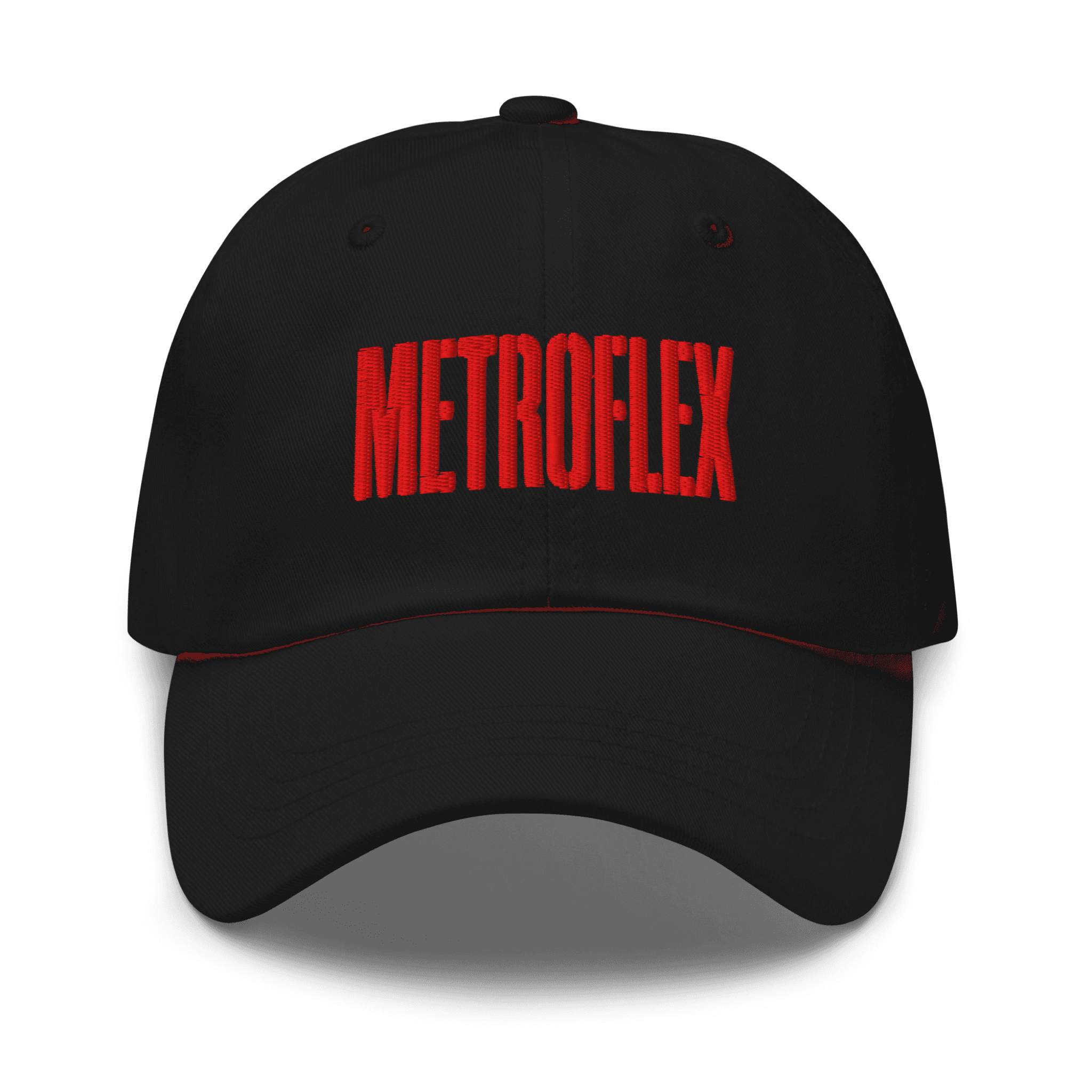 Stencil Dad Cap · Black/Red