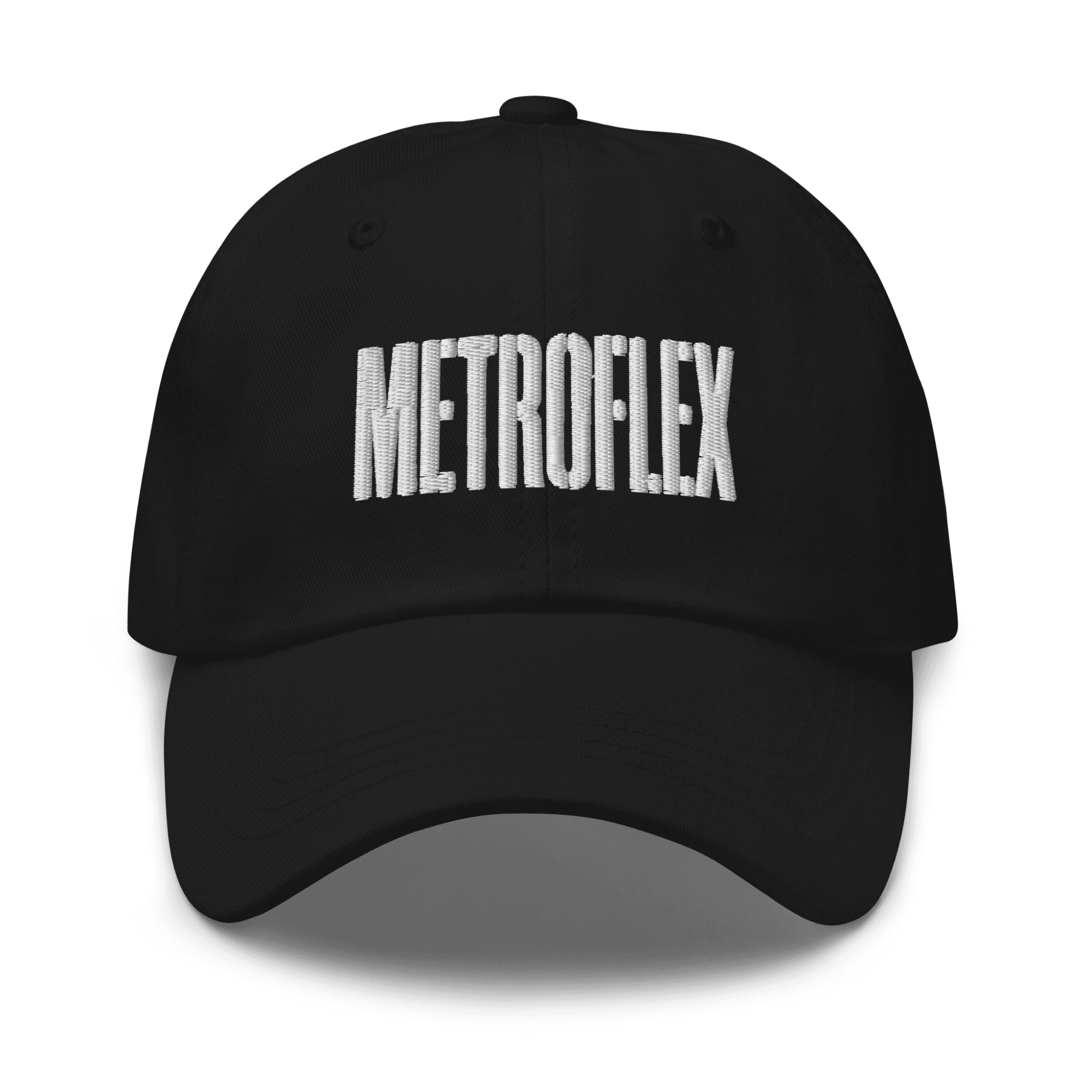 Stencil Dad Cap · Black/White